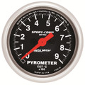 Auto Meter Sport-Comp Series - Pyrometer Gauge - Electric, Digital Stepper Motor Movement - Incl Wire Harness 5297 - Incl Bulb & Socket 3220 - Incl Light Covers Red 3214 & Green 3215 - Incl Mounting Hardware 2230 3344-M Auto Meter Sport-Comp Series - Pyrometer Gauge - Electric, Digital Stepper Motor Movement - Incl Wire Harness 5297 - Incl Bulb & Socket 3220 - Incl Light Covers Red 3214 & Green 3215 - Incl Mounting Hardware 2230 3344-M