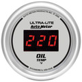 Auto Meter Ultra-Lite Digital Series - Oil Temperature Gauge - Digital Movement - Incl Water Sender Unit 2258 - Incl 3/8in NPT & 1/2in NPT Adapter Fittings - Incl Wire Harness 5226 - Incl Mounting Hardware 2230 6548 Auto Meter Ultra-Lite Digital Series - Oil Temperature Gauge - Digital Movement - Incl Water Sender Unit 2258 - Incl 3/8in NPT & 1/2in NPT Adapter Fittings - Incl Wire Harness 5226 - Incl Mounting Hardware 2230 6548