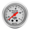 Ultra-Lite Series - Fuel Pressure Gauge w/ Isolator - Mechanical Movement - Incl Fuel Isolator Sensor Unit - Incl 4ft Braided Stainless Hose - Incl Bulb & Socket 3220 - Incl Light Covers Red 3214 & Green 3215 - Incl Mounting Hardware 2230 4313 Ultra-Lite Series - Fuel Pressure Gauge w/ Isolator - Mechanical Movement - Incl Fuel Isolator Sensor Unit - Incl 4ft Braided Stainless Hose - Incl Bulb & Socket 3220 - Incl Light Covers Red 3214 & Green 3215 - Incl Mounting Hardware 2230 4313
