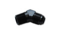 Vibrant Performance Flare to Pipe On Run Tee Adapter Fitting - AN to NPT 10473 Vibrant Performance Flare to Pipe On Run Tee Adapter Fitting - AN to NPT 10473