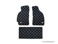 P2M MR-2 (SW20) 1990-95 FRONT + REAR TRUNK RACE FLOOR MATS: DARK GREY P2M MR-2 (SW20) 1990-95 FRONT + REAR TRUNK RACE FLOOR MATS: DARK GREY