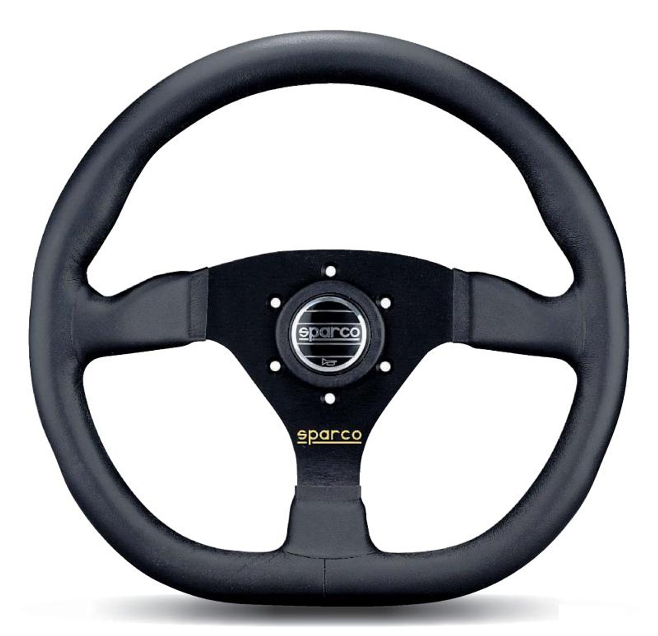 Sparco 015TMG22TUV Mugello Black Steering Wheel-