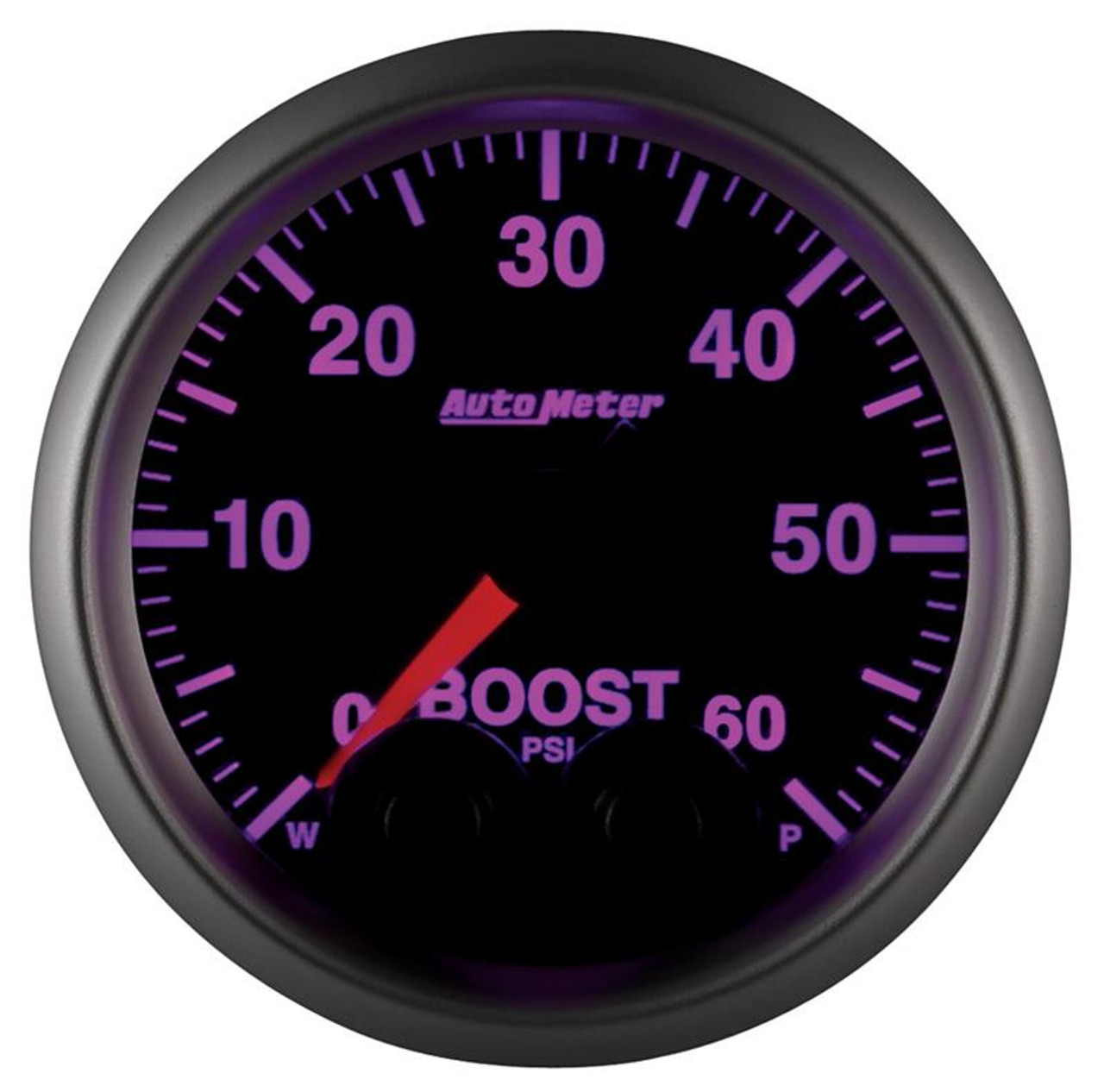 Auto Meter Elite Series - Boost Gauge - Electric, Digital Stepper