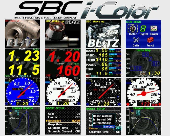 ＳＢＣ i−Ｃｏｌｏｒ　ｓｐｅｃ−Ｒ ブーストコントローラー SBC i-Color - Spec-R - Twin Solenoid 15083