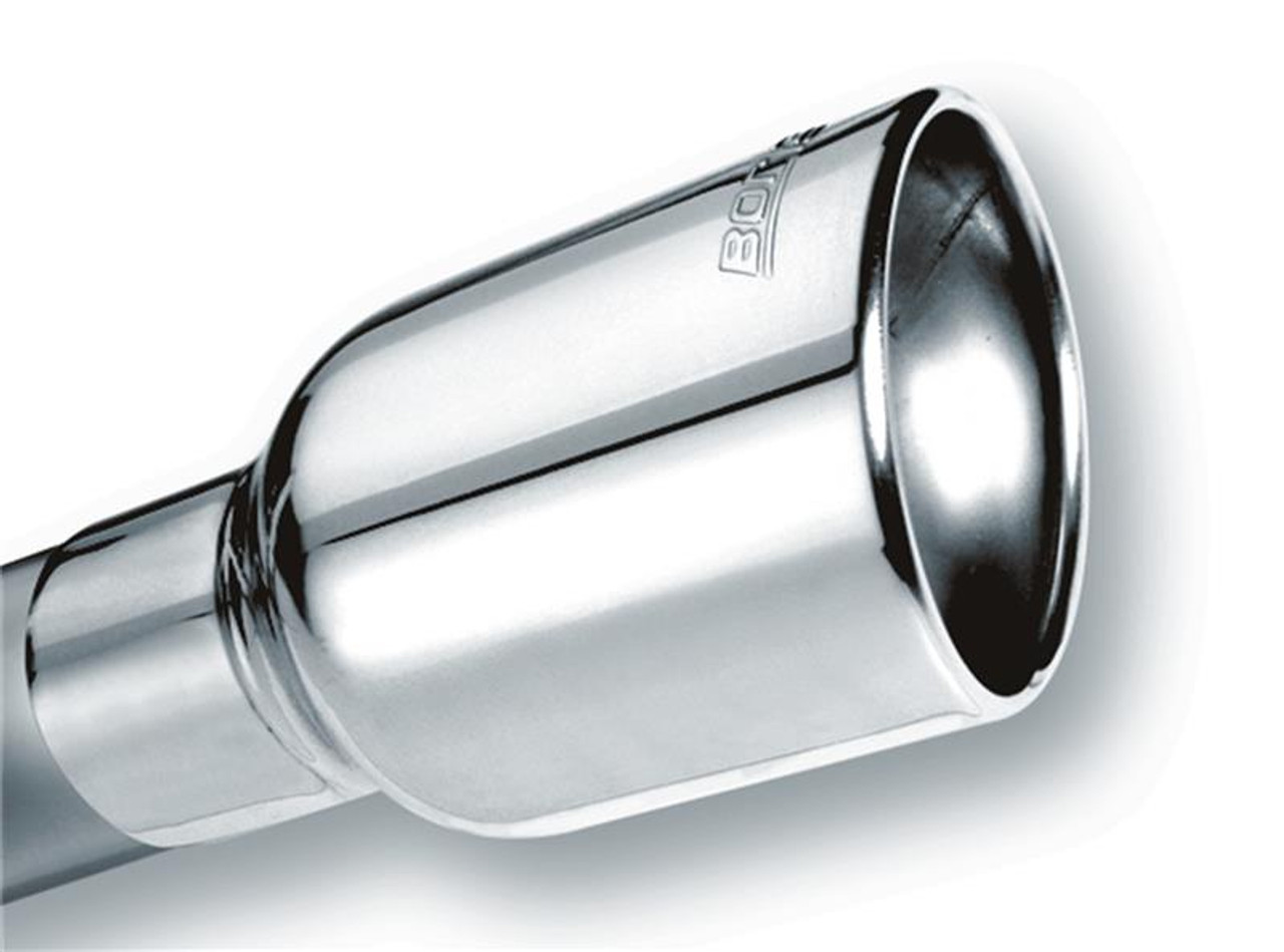 Universal Exhaust Tip - 2.5 in. Inlet - 4.25 in. x 3.5 in. Oval