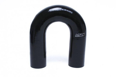 HPS Performance Products Siicone 180 Degree U Bend Coupler Hose - 4-ply Reinforcement HTSEC180-300-BLK HPS Performance Products Siicone 180 Degree U Bend Coupler Hose - 4-ply Reinforcement HTSEC180-300-BLK