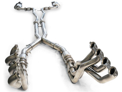 Kook's Custom Headers Axle Back Exhaust System - 2 1/2 in. - Stainless Steel - Incl. Kooks Mufflers/Polished Tips - For Use w/Kooks Headers Or Factory Exhaust System 24206100 Kook's Custom Headers Axle Back Exhaust System - 2 1/2 in. - Stainless Steel - Incl. Kooks Mufflers/Polished Tips - For Use w/Kooks Headers Or Factory Exhaust System 24206100