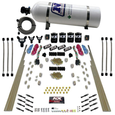 Nitrous Express Dry Direct Port Nitrous System. 4 Cylinder 93046-10 Nitrous Express Dry Direct Port Nitrous System. 4 Cylinder 93046-10