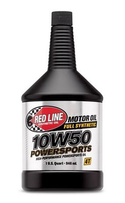 Red Line Oil 10W50 Powersports Synthetic Oil 42604 Red Line Oil 10W50 Powersports Synthetic Oil 42604