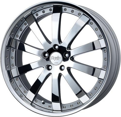 Work Wheels Equip E10 Wheel - Forged Alloy - Standard A-Disk - Chrome Lip - 68mm Lip - Porsche Fitment EE10GJI+08SC Work Wheels Equip E10 Wheel - Forged Alloy - Standard A-Disk - Chrome Lip - 68mm Lip - Porsche Fitment EE10GJI+08SC