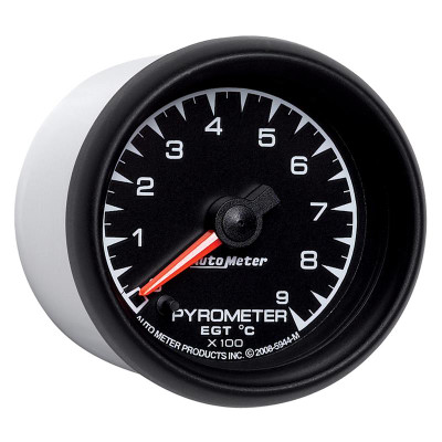 Auto Meter ES Series - Pyrometer Gauge - Electric, Digital Stepper Motor Movement - Incl Wire Harness 5251 - Incl Mounting Hardware 2230 5944-M Auto Meter ES Series - Pyrometer Gauge - Electric, Digital Stepper Motor Movement - Incl Wire Harness 5251 - Incl Mounting Hardware 2230 5944-M