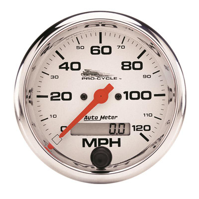 Auto Meter Pro-Cycle Series - Speedometer - Air Core Movement - Incl Wire Harness - Incl Bulb & Socket - Incl Light Covers 19351 Auto Meter Pro-Cycle Series - Speedometer - Air Core Movement - Incl Wire Harness - Incl Bulb & Socket - Incl Light Covers 19351