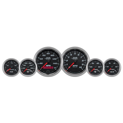 Auto Meter Pro-Cycle Series - 6 Piece Gauge Kit - Incl Sensor Unit 2246, 2252 - Incl Wire Harness - Incl Mounting Hardware 19601 Auto Meter Pro-Cycle Series - 6 Piece Gauge Kit - Incl Sensor Unit 2246, 2252 - Incl Wire Harness - Incl Mounting Hardware 19601