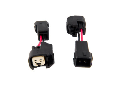 Fuel Injector Clinic Set of 4 Denso (female) to Jetronic/EV1 Adapter (male) Injector Plug Adaptors PADPDTOJ4 Fuel Injector Clinic Set of 4 Denso (female) to Jetronic/EV1 Adapter (male) Injector Plug Adaptors PADPDTOJ4