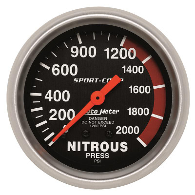 Auto Meter Sport-Comp Series - Nitrous Pressure Gauge - Mechanical Movement - Incl Bulb & Socket 3220 - Incl Light Covers Red 3214 & Green 3215 - Incl Mounting Hardware 3245 3428 Auto Meter Sport-Comp Series - Nitrous Pressure Gauge - Mechanical Movement - Incl Bulb & Socket 3220 - Incl Light Covers Red 3214 & Green 3215 - Incl Mounting Hardware 3245 3428