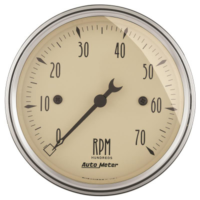 Auto Meter Antique Beige Series - In-Dash Tachometer - Electric, Air-Core Movement - Incl Bulb & Socket 3212 - Incl Light Covers Red 3214 & Green 3215 - Incl Mounting Hardware Bracket Included 1898 Auto Meter Antique Beige Series - In-Dash Tachometer - Electric, Air-Core Movement - Incl Bulb & Socket 3212 - Incl Light Covers Red 3214 & Green 3215 - Incl Mounting Hardware Bracket Included 1898