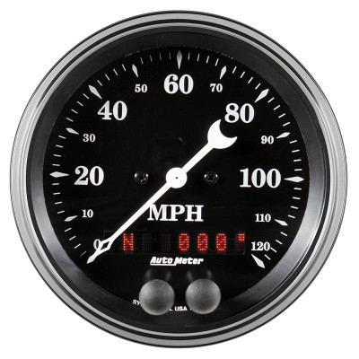 Auto Meter Old Tyme Black Series - GPS Speedometer - Electric, Air-Core Movement - Incl Bulb & Socket 3212 - Incl Light Covers Red 3214 & Green 3215 - Incl Mounting Hardware Bracket Included 1749 Auto Meter Old Tyme Black Series - GPS Speedometer - Electric, Air-Core Movement - Incl Bulb & Socket 3212 - Incl Light Covers Red 3214 & Green 3215 - Incl Mounting Hardware Bracket Included 1749
