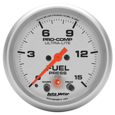 Auto Meter Ultra-Lite Series - Fuel Pressure Gauge - Electric, Digital Stepper Motor Movement - Incl Sensor Unit 2245 - Incl Wire Harness 5227 - Incl Bulb & Socket 3220 - Incl Light Covers Red 3214 & Green 3215 - Incl Mounting Hardware 3245 4470 Auto Meter Ultra-Lite Series - Fuel Pressure Gauge - Electric, Digital Stepper Motor Movement - Incl Sensor Unit 2245 - Incl Wire Harness 5227 - Incl Bulb & Socket 3220 - Incl Light Covers Red 3214 & Green 3215 - Incl Mounting Hardware 3245 4470