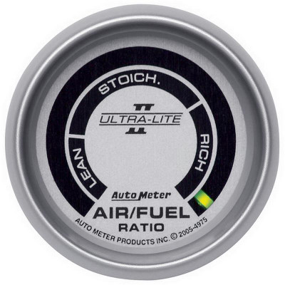 Auto Meter Ultra-Lite II Series - Narrowband Air/Fuel Ratio (AFR) Gauge - Digital Movement - Incl Mounting Hardware 2230 4975
