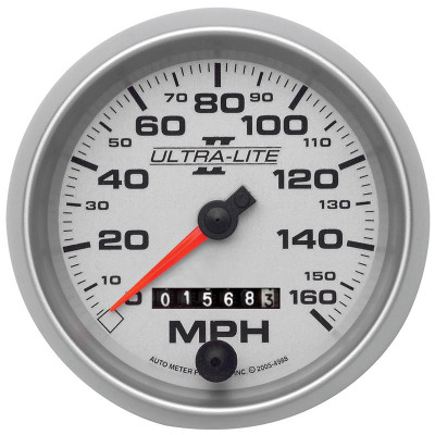 Auto Meter Ultra-Lite II Series - Speedometer - Mechanical Movement - Incl Mounting Bracket 4993