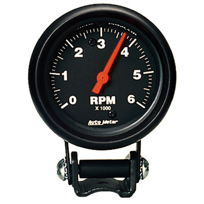Auto Meter Z-Series Series - Pedestal Tachometer - Electric, Air-Core Movement - Incl Bulb & Socket 3220 - Incl Light Covers Red 3214 & Green 3215 - Incl Mounting Hardware Bracket Included 2891 Auto Meter Z-Series Series - Pedestal Tachometer - Electric, Air-Core Movement - Incl Bulb & Socket 3220 - Incl Light Covers Red 3214 & Green 3215 - Incl Mounting Hardware Bracket Included 2891