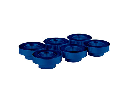 Fuel Injector Clinic Set of 6 Manifold Bungs for Top-Feed Injector Conversion BUSUPRASPACER6VA Fuel Injector Clinic Set of 6 Manifold Bungs for Top-Feed Injector Conversion BUSUPRASPACER6VA