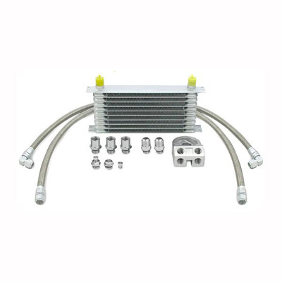Mishimoto Oil Cooler Kit - Thermostatic - Incl Mounting Hardware MMOC-STI-08TBK Mishimoto Oil Cooler Kit - Thermostatic - Incl Mounting Hardware MMOC-STI-08TBK
