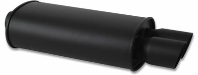 Vibrant Performance STREETPOWER Flat Black Oval Muffler 1148 Vibrant Performance STREETPOWER Flat Black Oval Muffler 1148