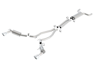 Borla S-Type Cat-Back Exhaust System - 2.5 in. - Incl. Pipe