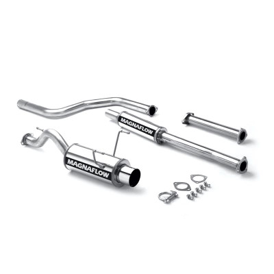 MagnaFlow Street Series - Stainless Cat-Back Exhaust - Single Passenger Side Rear Exit 15645 MagnaFlow Street Series - Stainless Cat-Back Exhaust - Single Passenger Side Rear Exit 15645
