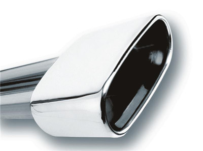 Universal Exhaust Tip - 2.5 in. Inlet - 4.25 in. x 3.5 in. Oval