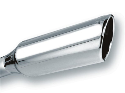 Borla Universal Exhaust Tip - 2.25 in. Inlet - 4 in. Round Outlet - 12 in. Length - Weld-On - Single Round Rolled Angle Cut - Polished Stainless Steel 20245 Borla Universal Exhaust Tip - 2.25 in. Inlet - 4 in. Round Outlet - 12 in. Length - Weld-On - Single Round Rolled Angle Cut - Polished Stainless Steel 20245