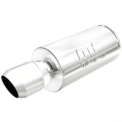 MagnaFlow Universal Polished Stainless Street Series Muffler with Tip 14845 MagnaFlow Universal Polished Stainless Street Series Muffler with Tip 14845