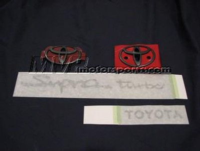 Toyota OEM Emblem Kit for 1993-98 Supra Toyota OEM Emblem Kit for 1993-98 Supra