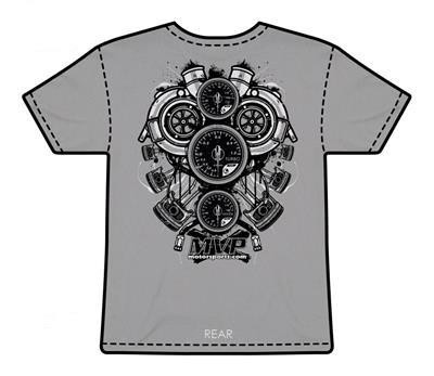 MVP Motorsports MVP Boosted Parts Gray Shirt MVP-HG-L MVP Motorsports MVP Boosted Parts Gray Shirt MVP-HG-L