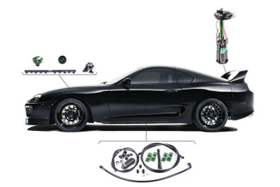 Radium Engineering Fuel Delivery System for MKIV Supra Radium Engineering Fuel Delivery System for MKIV Supra