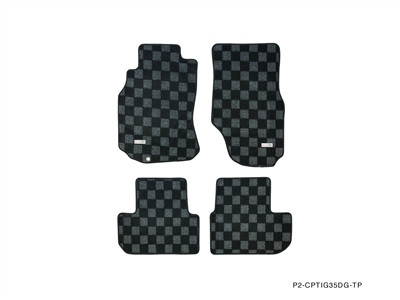 P2M INFINITI G35 2003-07 (COUPE/SEDAN) FLOOR MATS: DARK GREY P2M INFINITI G35 2003-07 (COUPE/SEDAN) FLOOR MATS: DARK GREY