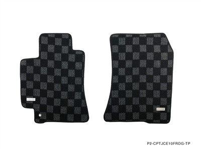 P2M LEXUS IS300 1998-04 FRONT + REAR RACE FLOOR MATS: DARK GREY P2M LEXUS IS300 1998-04 FRONT + REAR RACE FLOOR MATS: DARK GREY