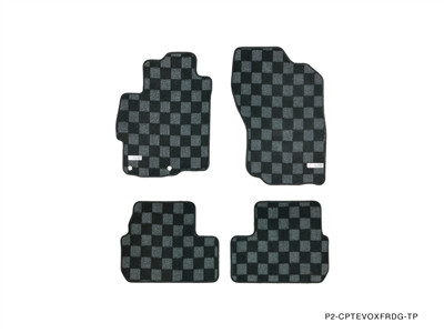 P2M MITSUBISHI EVO X RACE FLOOR MATS: DARK GREY P2M MITSUBISHI EVO X RACE FLOOR MATS: DARK GREY