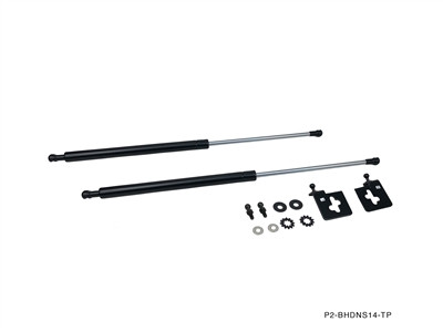 P2M NISSAN S14 1995-98 240SX BLACK SERIES ENGINE HOOD DAMPER P2M NISSAN S14 1995-98 240SX BLACK SERIES ENGINE HOOD DAMPER