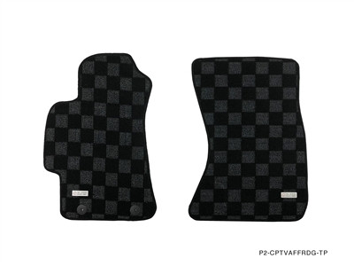P2M SUBARU WRX / STI 2015-20 (VAF) FRONT + REAR RACE FLOOR MATS: DARK GREY P2M SUBARU WRX / STI 2015-20 (VAF) FRONT + REAR RACE FLOOR MATS: DARK GREY