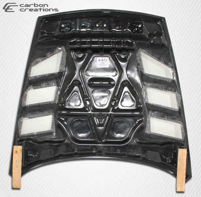 Carbon Creations Hot Wheels Style Hood - 1 Piece 105852 Carbon Creations Hot Wheels Style Hood - 1 Piece 105852