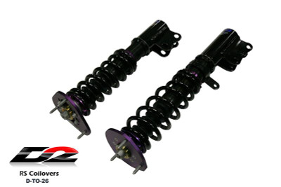 D2 Racing CIRCUIT Series Coilovers - Front Camber Plate/Rear Top Mount (PBM) D-TO-26-CS D2 Racing CIRCUIT Series Coilovers - Front Camber Plate/Rear Top Mount (PBM) D-TO-26-CS