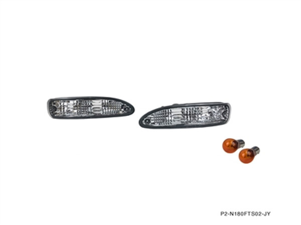 P2M NISSAN 180SX CHUKI CRYSTAL CLEAR DUAL POSTS FRONT TURN