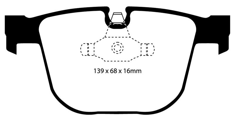 EBC Brakes Bluestuff NDX Brake Pads DP51451NDX