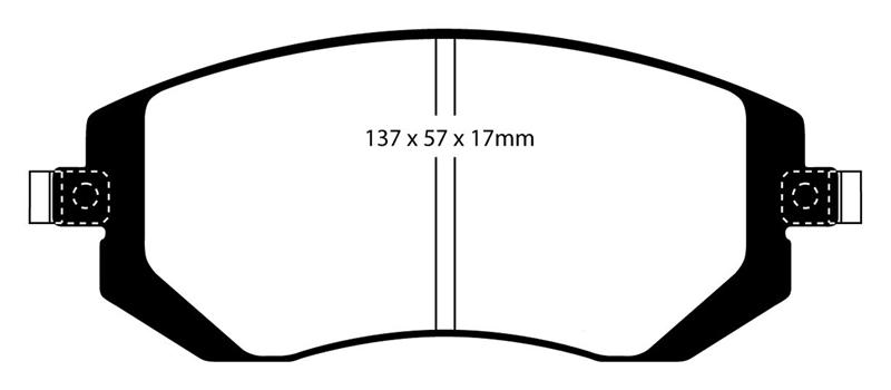 EBC Brakes Bluestuff NDX Brake Pads DP51661NDX
