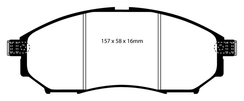 EBC Brakes Bluestuff NDX Brake Pads DP51671NDX