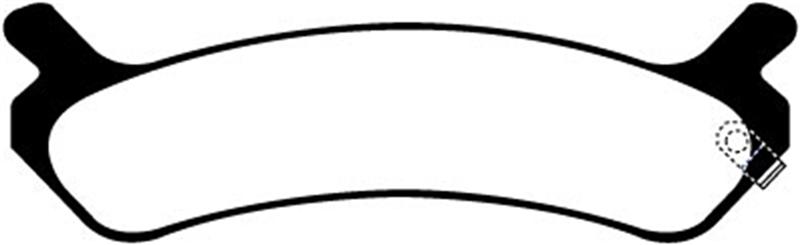 EBC Brakes Greenstuff 2000 Series Sport Brake Pads - FMSI ID D538 DP21017