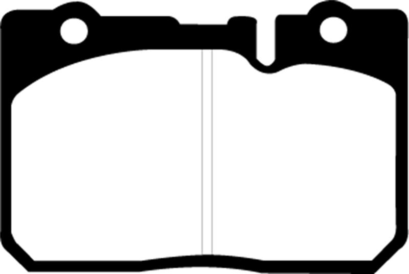 EBC Brakes Greenstuff 2000 Series Sport Brake Pads - FMSI ID D665 DP21154