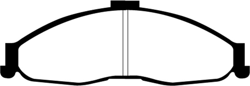 EBC Brakes Greenstuff 2000 Series Sport Brake Pads - FMSI ID D749 DP21239